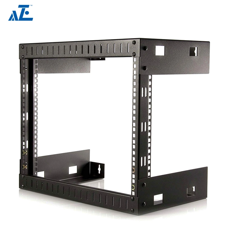 Aze 12u Open Frame Wall Mount Equipment Rack- 18in Deep -Row12u18