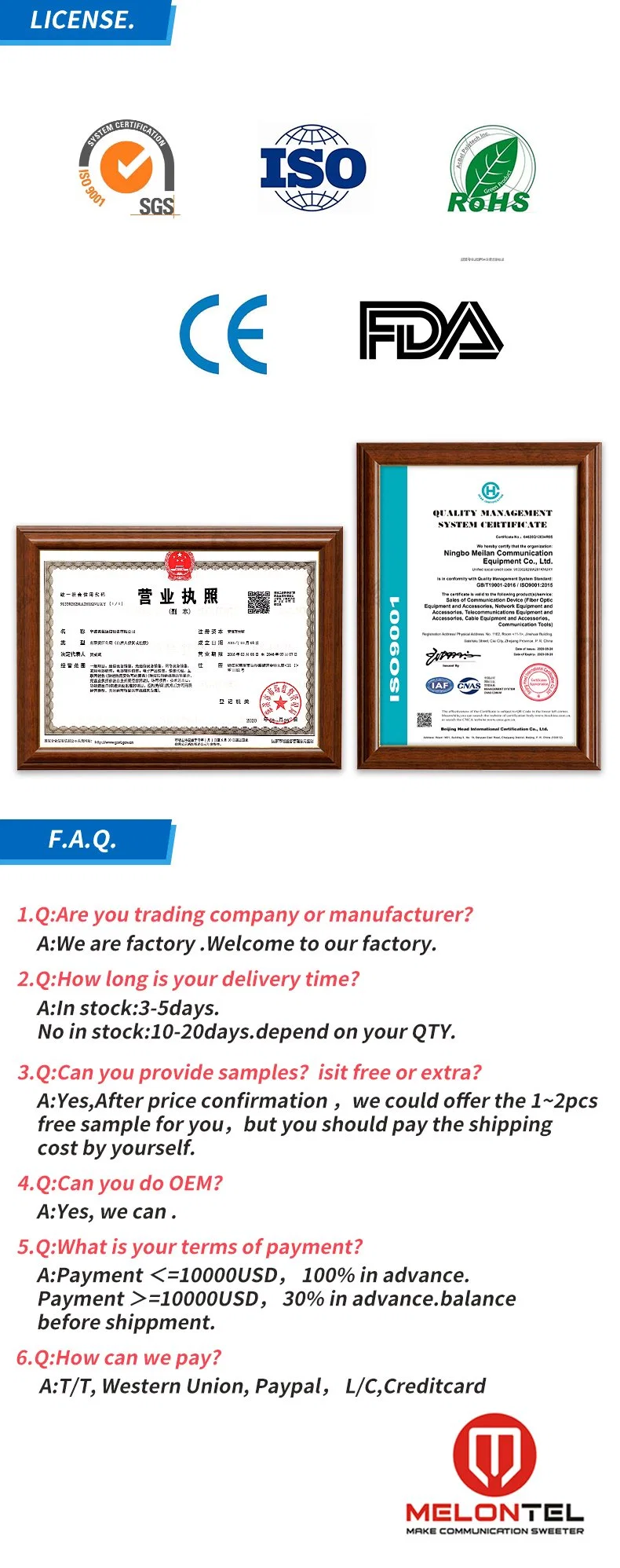 Fiber Optic Communication Cabinet 850*600*500 Outdoor Type Network